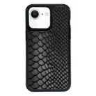 For iPhone 7 / 8 / SE 2020 2022 Exclusive Design Style PC Full Coverage Pattern Phone Case(Black Crocodile Texture) - 1