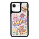 For iPhone 7 / 8 / SE 2020 2022 Exclusive Design Style PC Full Coverage Pattern Phone Case(HELLO Rabbit) - 1