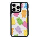 For iPhone 15 Pro Max Exclusive Design Style PC Full Coverage Pattern Phone Case(Candy Bear C) - 1