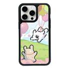 For iPhone 15 Pro Max Exclusive Design Style PC Full Coverage Pattern Phone Case(Summer Puppy C) - 1