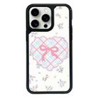 For iPhone 15 Pro Max Exclusive Design Style PC Full Coverage Pattern Phone Case(Bow Tie) - 1