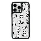 For iPhone 15 Pro Exclusive Design Style PC Full Coverage Pattern Phone Case(Panda) - 1