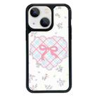 For iPhone 15 Plus Exclusive Design Style PC Full Coverage Pattern Phone Case(Bow Tie) - 1