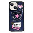 For iPhone 15 Plus Exclusive Design Style PC Full Coverage Pattern Phone Case(Pocket) - 1