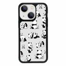 For iPhone 15 Exclusive Design Style PC Full Coverage Pattern Phone Case(Panda) - 1