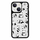 For iPhone 14 Plus Exclusive Design Style PC Full Coverage Pattern Phone Case(Panda) - 1