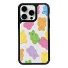 For iPhone 14 Pro Exclusive Design Style PC Full Coverage Pattern Phone Case(Candy Bear C) - 1