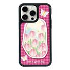 For iPhone 14 Pro Exclusive Design Style PC Full Coverage Pattern Phone Case(Tulip) - 1