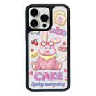 For iPhone 14 Pro Max Exclusive Design Style PC Full Coverage Pattern Phone Case(CAKE Rabbit) - 1