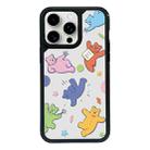 For iPhone 13 Pro Exclusive Design Style PC Full Coverage Pattern Phone Case(Candy Bear A) - 1