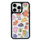 For iPhone 13 Pro Exclusive Design Style PC Full Coverage Pattern Phone Case(Candy Bear B) - 1