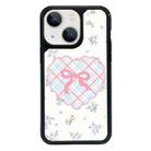 For iPhone 13 Exclusive Design Style PC Full Coverage Pattern Phone Case(Bow Tie) - 1