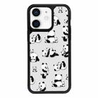 For iPhone 12 Exclusive Design Style PC Full Coverage Pattern Phone Case(Panda) - 1