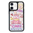 For iPhone 12 Exclusive Design Style PC Full Coverage Pattern Phone Case(CAKE Rabbit) - 1