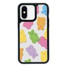 For iPhone X / XS Exclusive Design Style PC Full Coverage Pattern Phone Case(Candy Bear C) - 1