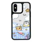 For iPhone X / XS Exclusive Design Style PC Full Coverage Pattern Phone Case(Summer Puppy A) - 1