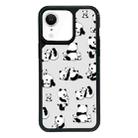 For iPhone XR Exclusive Design Style PC Full Coverage Pattern Phone Case(Panda) - 1