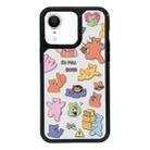 For iPhone XR Exclusive Design Style PC Full Coverage Pattern Phone Case(Candy Bear B) - 1