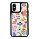 For iPhone XS Max Exclusive Design Style PC Full Coverage Pattern Phone Case(Candy Bear B) - 1