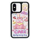 For iPhone XS Max Exclusive Design Style PC Full Coverage Pattern Phone Case(CAKE Rabbit) - 1