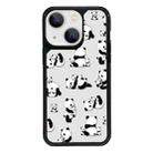 For iPhone 13 mini Exclusive Design Style PC Full Coverage Pattern Phone Case(Panda) - 1