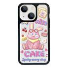 For iPhone 13 mini Exclusive Design Style PC Full Coverage Pattern Phone Case(CAKE Rabbit) - 1
