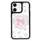 For iPhone 12 mini Exclusive Design Style PC Full Coverage Pattern Phone Case(Bow Tie) - 1