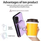 For Huawei Pura 70 Ultra Organ Card Bag Ring Holder Phone Case(Purple) - 3