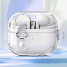 For Samsung Galaxy Buds 3 / 3 Pro Ice Crystals Shockproof Earphone Protective Case(Transparent) - 1