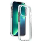 For iPhone 13 Pro Max Candy Series 3 in 1 Highly Transparent PC Phone Case(Blue) - 1