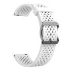 For Xiaomi Watch S4 Sport Official Silicone Watch Band(White) - 2