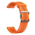 For Xiaomi Watch S4 Sport Official Silicone Watch Band(Orange) - 2