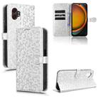 For Samsung Galaxy Xcover 7 Pro Honeycomb Dot Texture Leather Phone Case(Silver) - 1