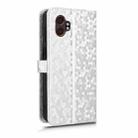 For Samsung Galaxy Xcover 7 Pro Honeycomb Dot Texture Leather Phone Case(Silver) - 3