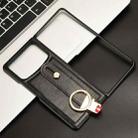 For Xiaomi Mix Fold 4 Wristband Leather Back Phone Case(Black) - 2