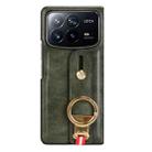 For Xiaomi Mix Fold 4 Wristband Leather Back Phone Case(Green) - 3