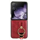 For Xiaomi Mix Flip Wristband Leather Back Phone Case(Red) - 3