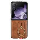 For Xiaomi Mix Flip Wristband Leather Back Phone Case(Brown) - 3