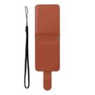 For Samsung Galaxy Z Flip4 5G Multifunctional Horizontal Flip Leather Phone Case with Three Card Slot(Brown) - 2