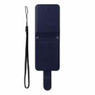 For Samsung Galaxy Z Flip4 5G Multifunctional Horizontal Flip Leather Phone Case with Three Card Slot(Navy Blue) - 2