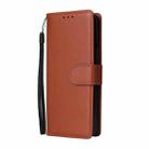 For Samsung Galaxy Z Fold4 5G Multifunctional Horizontal Flip Leather Phone Case with Three Card Slot(Brown) - 2