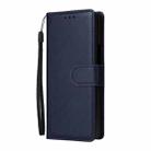 For Samsung Galaxy Z Fold5 5G Multifunctional Horizontal Flip Leather Phone Case with Three Card Slot(Navy Blue) - 2