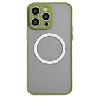 For iPhone 16 Pro Hawkeye Skin Feel MagSafe Phone Case(Army Green) - 1