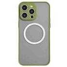 For iPhone 14 Pro Hawkeye Skin Feel MagSafe Phone Case(Army Green) - 1