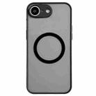 For iPhone SE 2022 / SE 2020 / 7 / 8 Hawkeye Skin Feel MagSafe Phone Case(Black) - 1