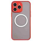 For iPhone 11 Pro Max Hawkeye Skin Feel MagSafe Phone Case(Red) - 1