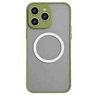 For iPhone 11 Pro Hawkeye Skin Feel MagSafe Phone Case(Army Green) - 1