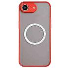 For iPhone 16e Hawkeye Skin Feel MagSafe Phone Case(Red) - 1
