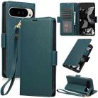 For Google 9 / 9 Pro Side Buckle RFID Anti-theft Leather Phone Case(Green) - 1