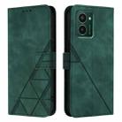 For HMD Pulse Pro Crossbody 3D Embossed Flip Leather Phone Case(Green) - 2